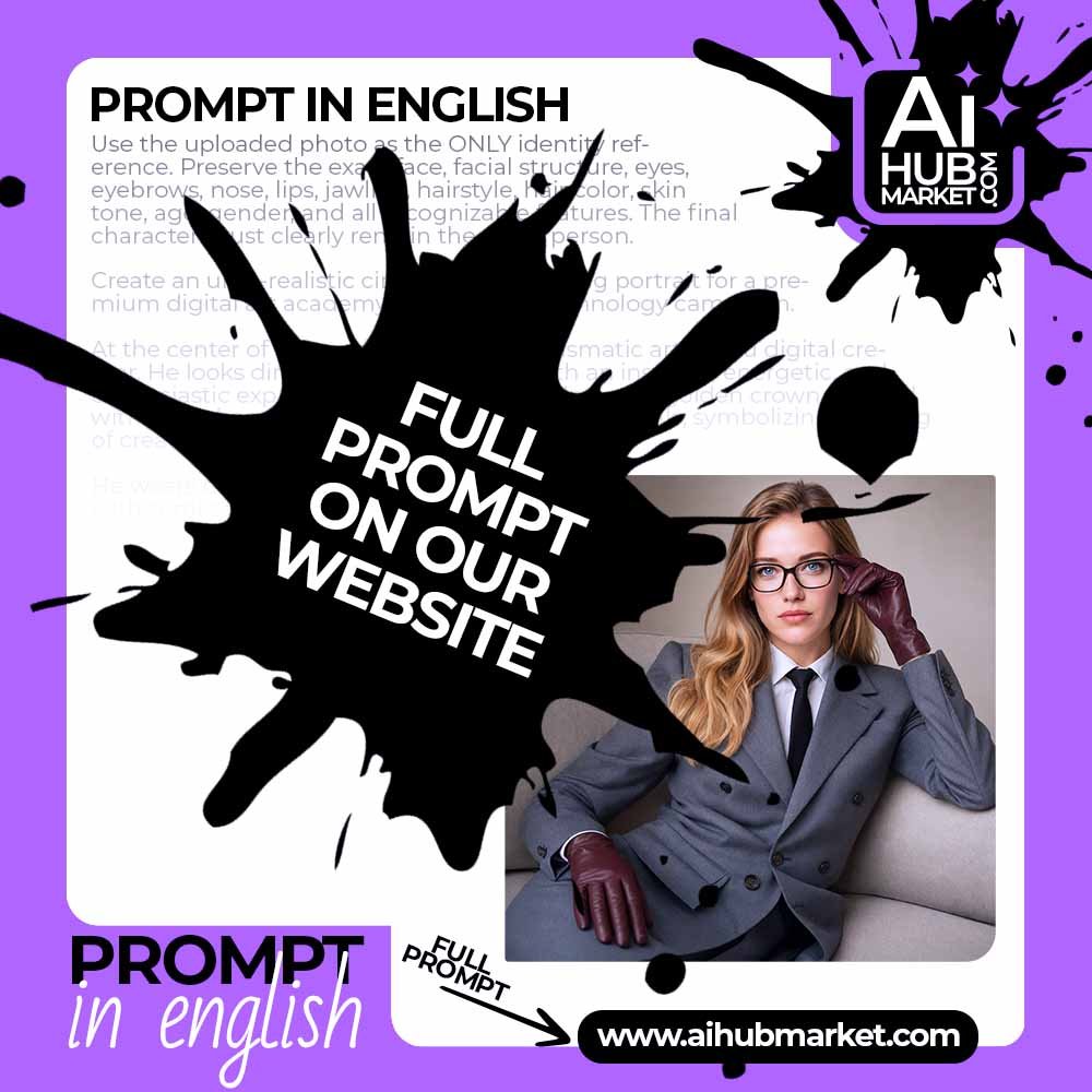 Prompt Portrait from Your Photo as a Confident Executive