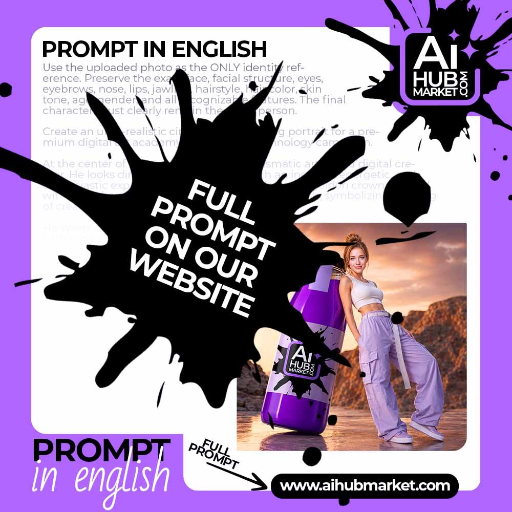 Prompt Product Poster with Model