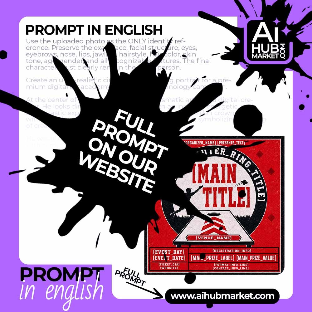 Prompt Retro Cornhole Tournament Flyer