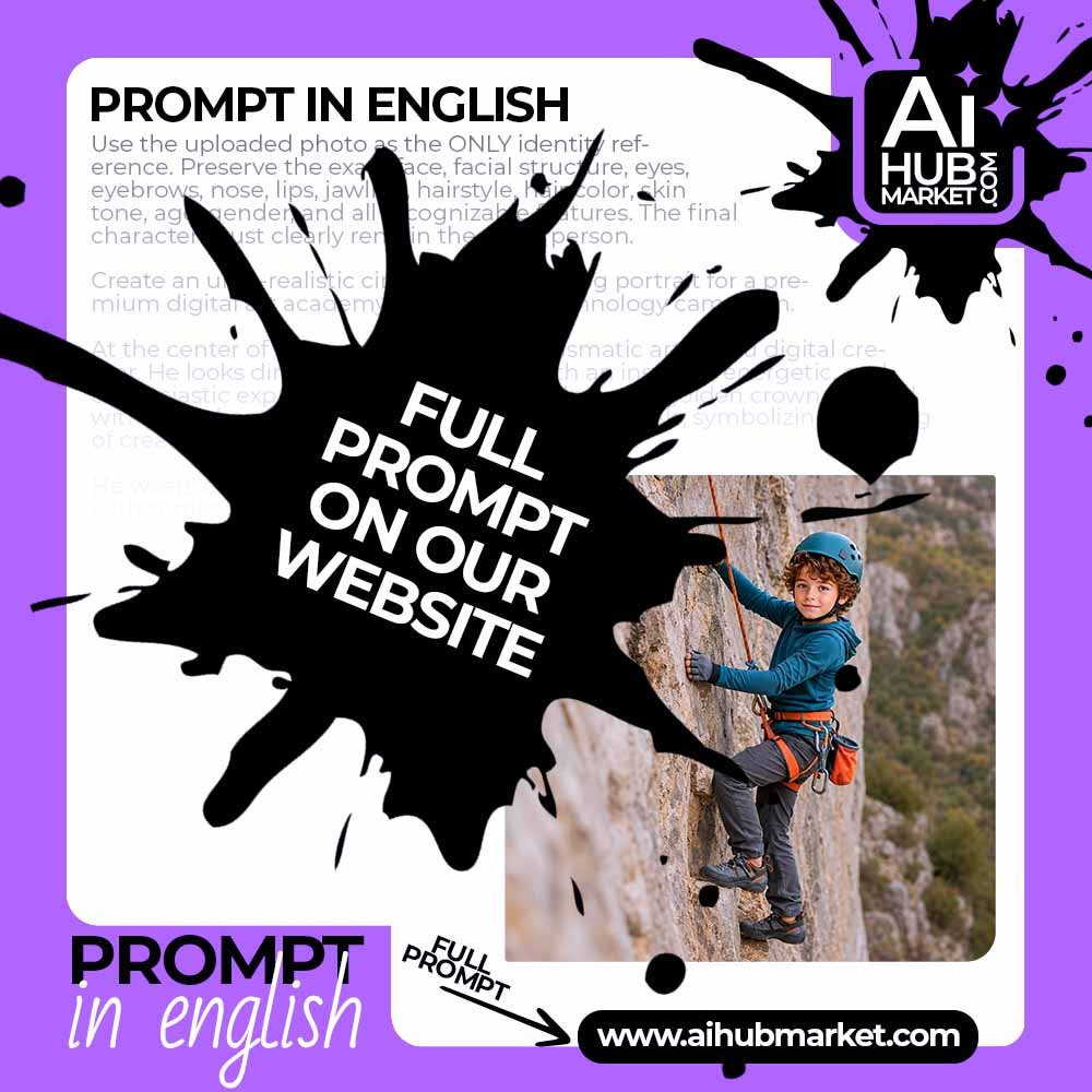 Prompt Rock Climbing from Your Photo