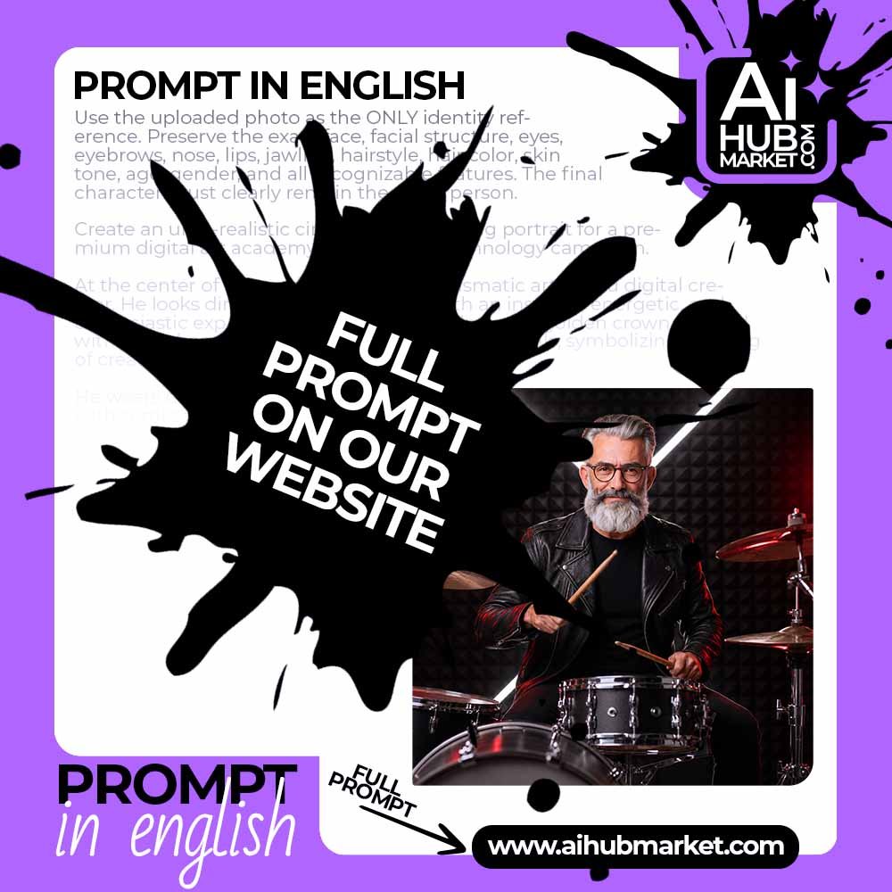 Prompt Rock Star Drummer Photo Effect