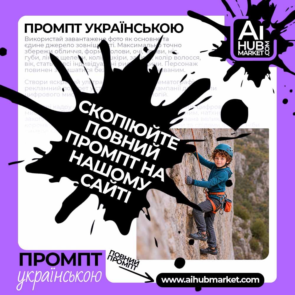 Промпт Скелелазіння з власного фото