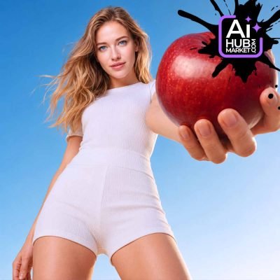 Крупний план свіжого яблука в руці