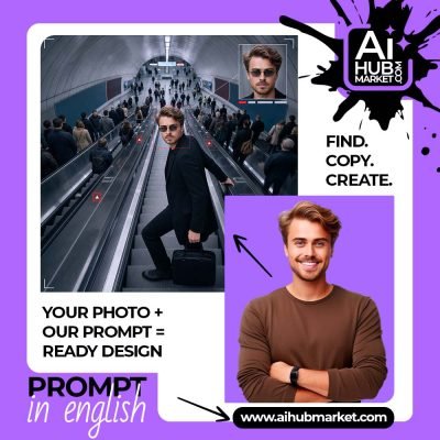 A creative digital design showcasing AI capabilities.