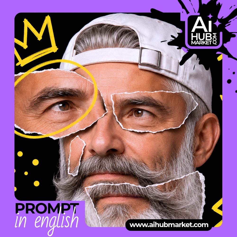 Prompt Torn Fragment Portrait