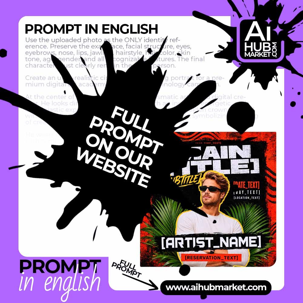 Prompt Tropical Club Poster