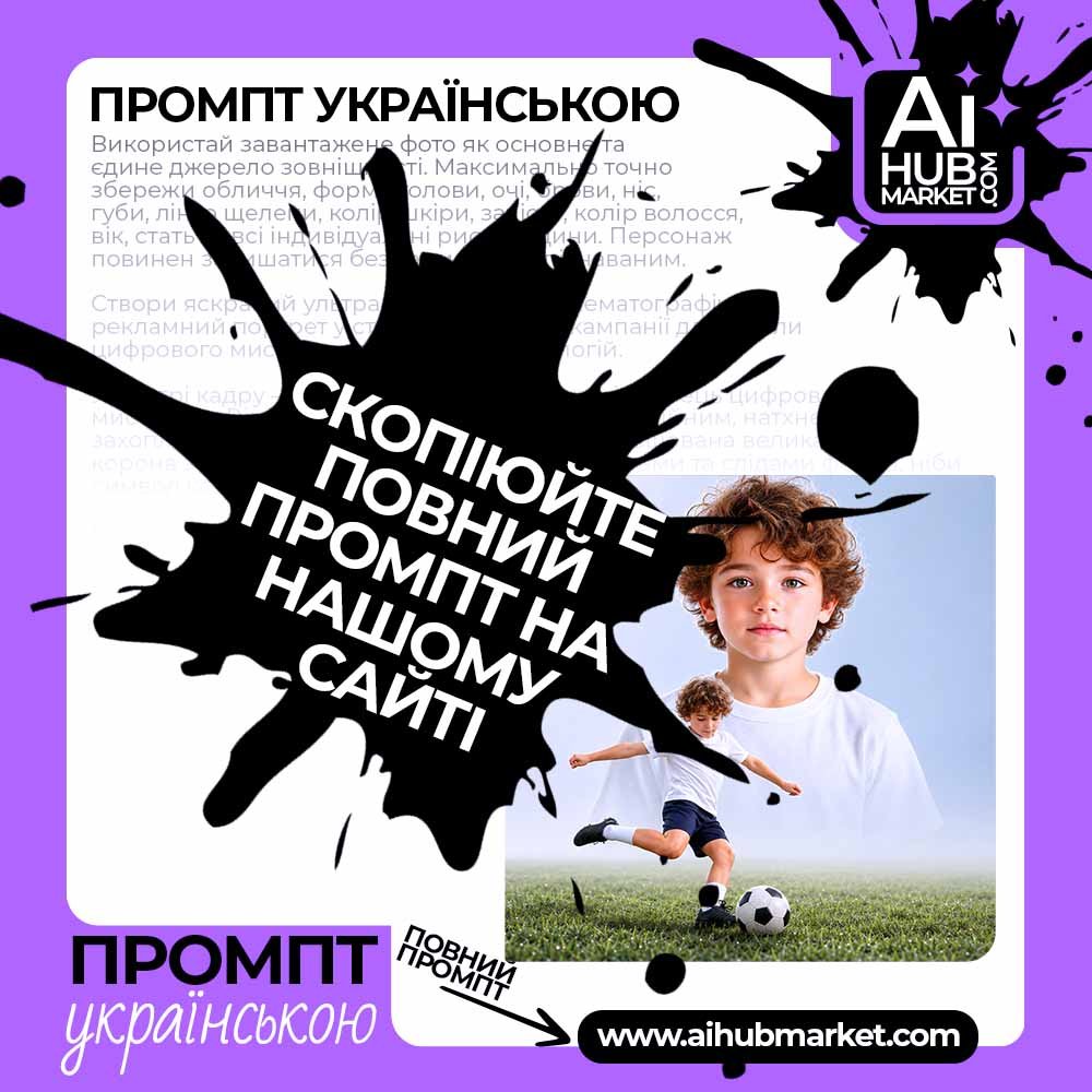 Промпт У фокусі футболу