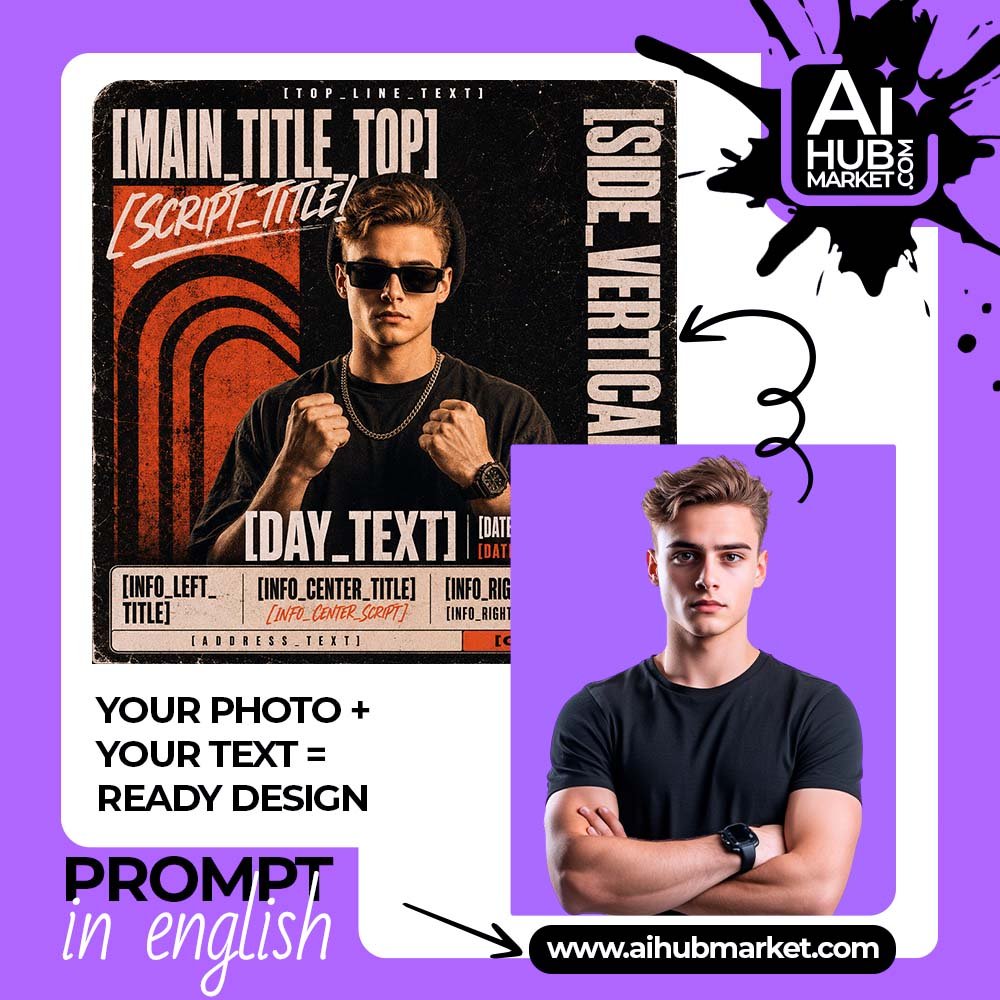 Prompt Vintage Music Event Poster