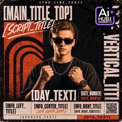 Prompt Vintage Music Event Poster — generation result example