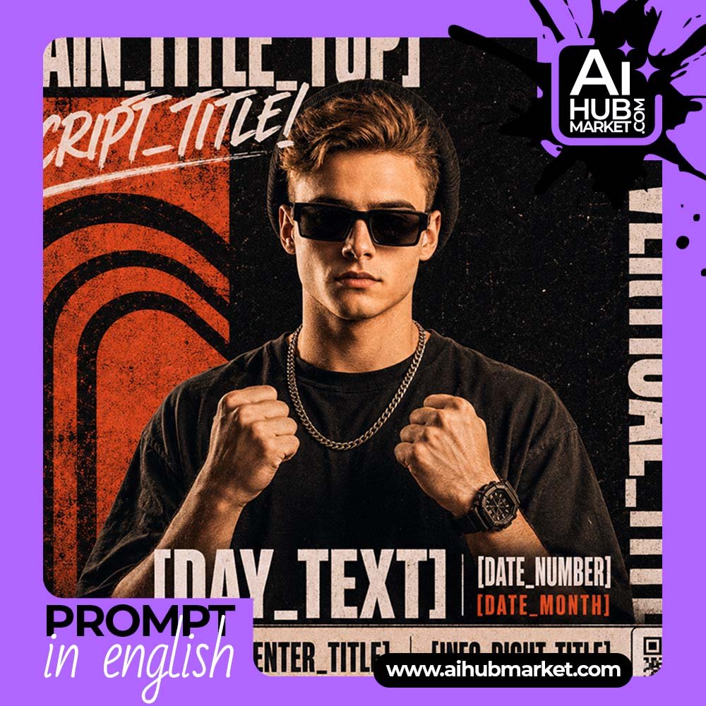 Prompt Vintage Music Event Poster