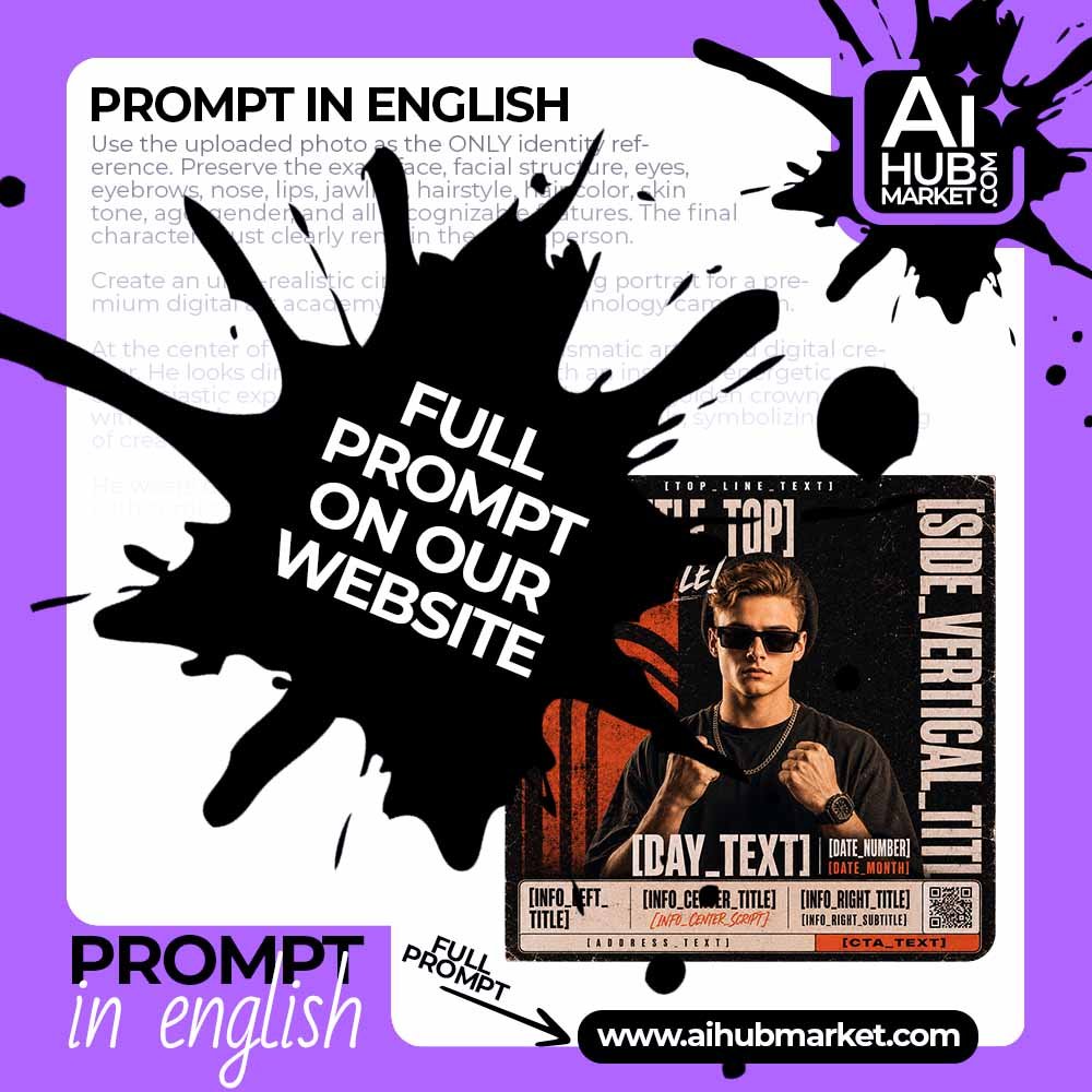 Prompt Vintage Music Event Poster