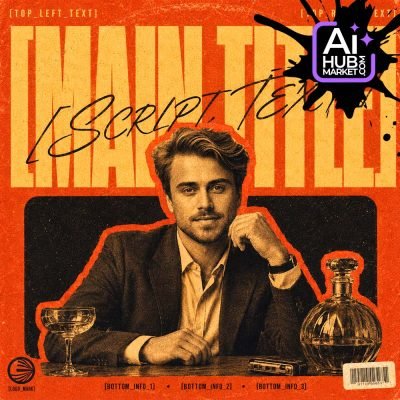 Prompt Vintage Music Release Cover — generation result example