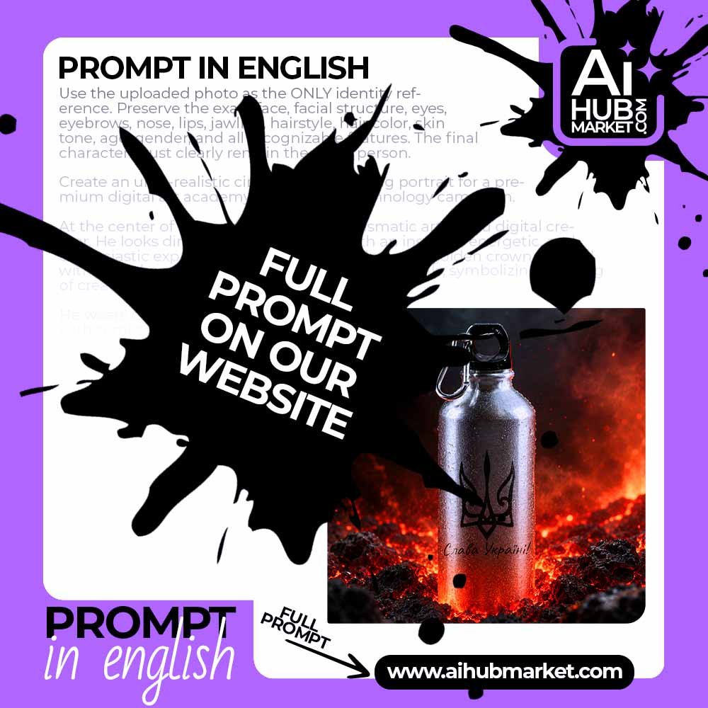 Prompt Volcanic Product Ad