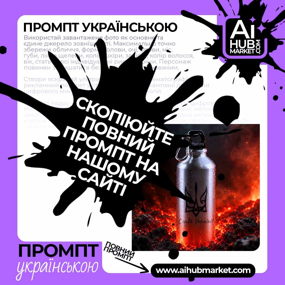 Промпт Вулканічна реклама продукту