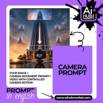 Camera movement prompt Camera Tilt Down — camera movement prompt example 1
