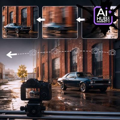 Camera movement prompt Truck Left — camera movement prompt example 2