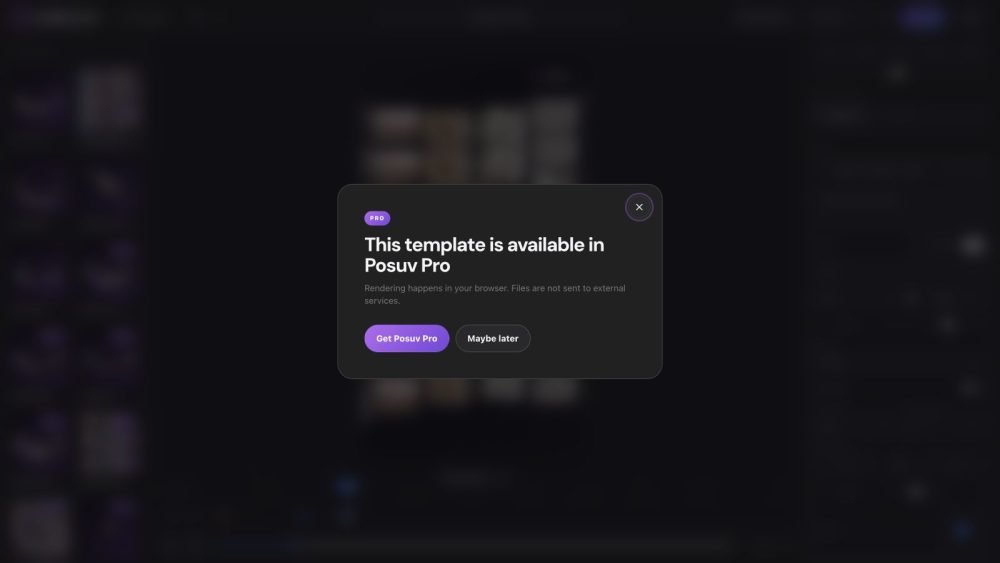 Posuv Pro – Motion Showcase Builder