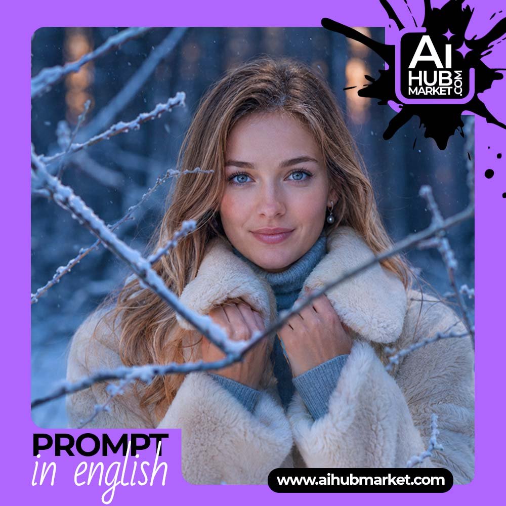 Prompt Among Snow-Covered Branches