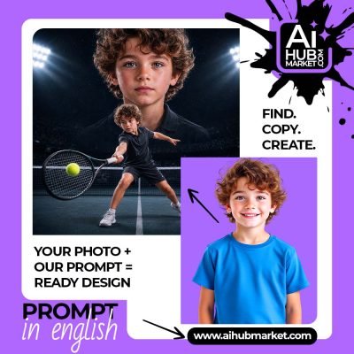 A child playing tennis, showcasing focus and determination.