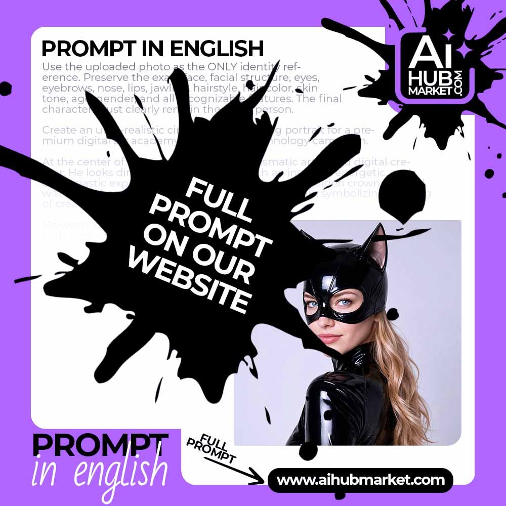 Prompt Futuristic Catwoman