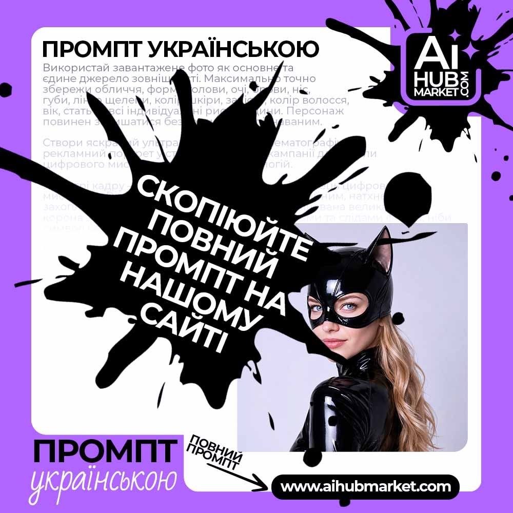 Промпт Футуристична кішка