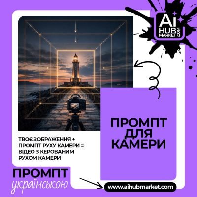 Промпт руху камери Повільне наближення камери — приклад промпту руху камери 1