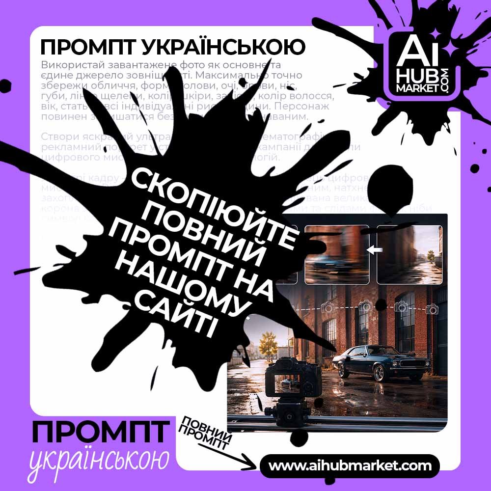 Промпт руху камери Truck Left — приклад промпту руху камери 4