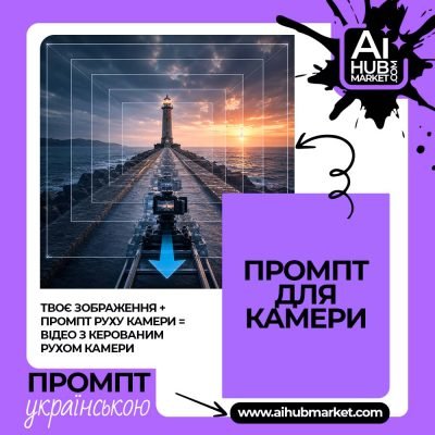 Промпт руху камери Від’їзд камери назад — приклад промпту руху камери 1