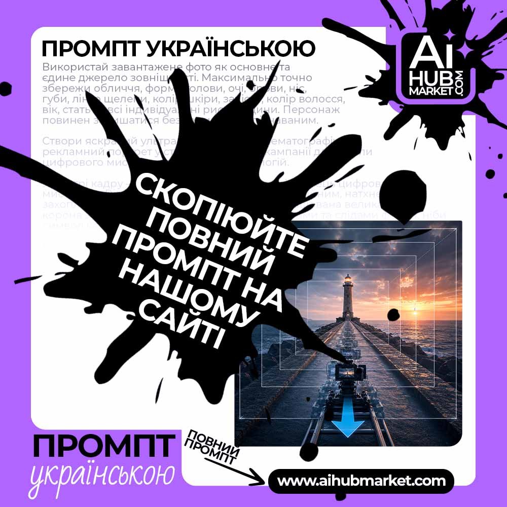 Промпт руху камери Від’їзд камери назад — приклад промпту руху камери 4