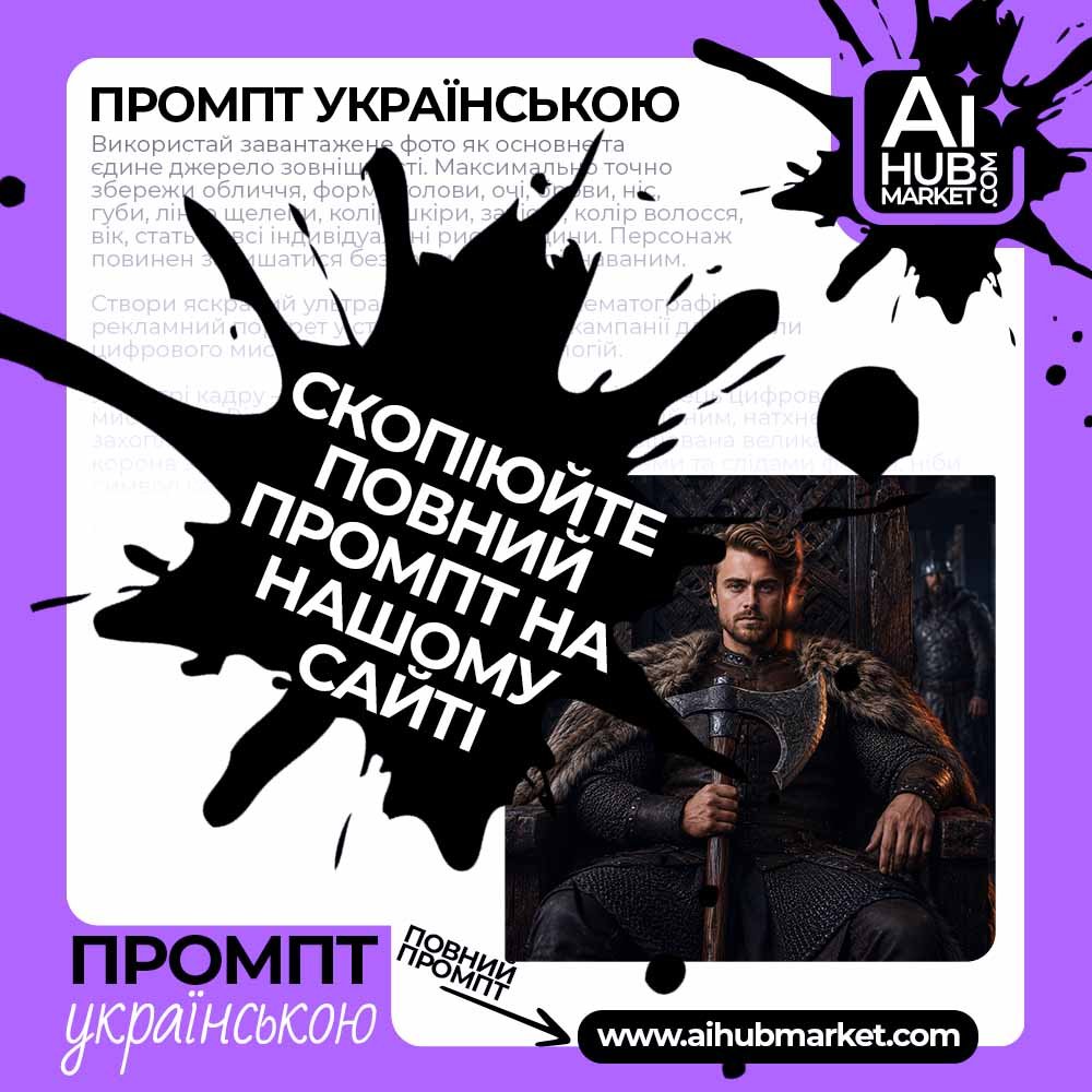 Промпт Трон правителя-воїна