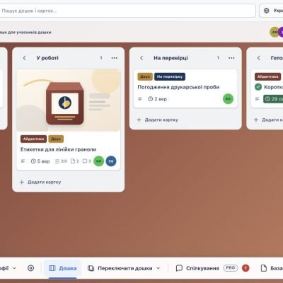 ZLADNO team workspace interface